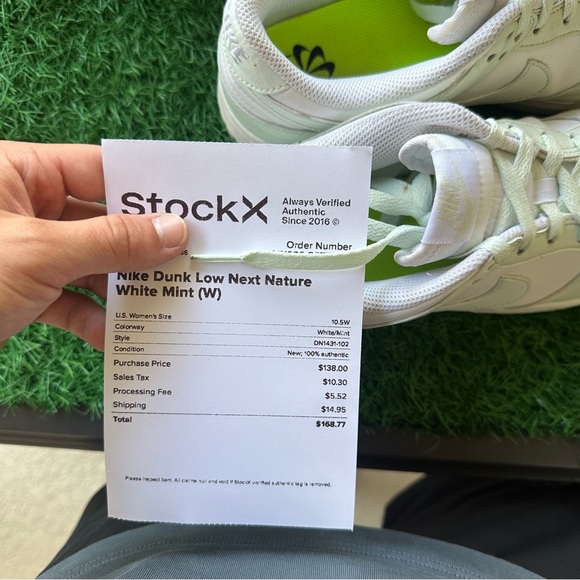 Nike Dunk Low Next Nature White / Barely Green - Picture 4 of 12